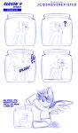  ! ? equid equine female flurry_heart_(mlp) friendship_is_magic hi_res horn in_jar jar jcosneverexisted king_sombra_(mlp) male mammal micro milk my_little_pony unicorn winged_unicorn wings 