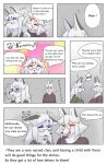  &lt;3 2020 absurd_res anthro big_breasts blush bodily_fluids breasts canid canine clothed clothing comic dialogue duo edit english_text eyes_closed eyewear female fox fur glasses hair hard_translated hi_res huge_breasts japanese_text kemono long_hair mammal open_mouth speech_bubble sususuigi sweat text translated white_body white_fur white_hair 