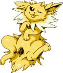  alpha_channel anatomically_correct animal_genitalia animal_pussy anus canine_pussy digital_media_(artwork) eeveelution female feral genitals jolteon looking_at_viewer nintendo pixel_(artwork) pok&eacute;mon pok&eacute;mon_(species) presenting pussy queenkami simple_background smile solo spread_legs spreading sprite_art tongue tongue_out transparent_background video_games 