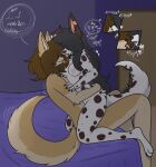 anthro breasts canid canine canis comic domestic_dog duo female hi_res inside kiss_on_lips kissing male male/female mammal naholadydragon panel_skew