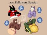  anthro balls banjo-kazooie banjo_(banjo-kazooie) black_body black_fur camsan_r_s cartoon_network crocodile crocodilian crocodylid crown domestic_cat donkey_kong_(series) erection felid feline felis fur genitals green_eyes group hi_res king king_koopa male male/male mammal mao_mao:_heroes_of_pure_heart nintendo oral penis rareware reptile royalty scalie sex sheriff_mao_mao_mao ursid video_games 