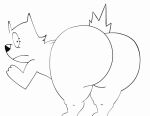 animated anthro big_butt butt butt_focus eyelashes female looking_at_viewer solo thael twist_(twistcmyk)