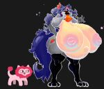 anthro big_breasts big_butt breasts butt duo felid female huge_breasts huge_butt huge_hips inverted_nipples lion machine male male/female mammal moyco multi_arm multi_limb nipples pantherine pregnant pregnant_female protogen tongue tongue_out wide_hips