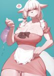 2022 5_fingers absurd_res annoyed anthro apron big_breasts biped bodily_fluids breasts canid canine canis cleavage clothed clothing condom cum cum_drip cum_from_mouth cum_from_pussy cum_in_mouth cum_in_pussy cum_inside cum_on_breasts cum_on_leg curvy_figure denyfake domestic_dog dress dripping eyebrow_through_hair eyebrows female filled_condom fingers frilly frilly_apron frilly_clothing frilly_dress genital_fluids hair hi_res holding_condom holding_object hourglass_figure leaking_cum maid_uniform mammal narrowed_eyes orange_eyes pink_clothing pink_dress sexual_barrier_device simple_background solo speech_bubble standing tail thick_thighs tight_clothing translucent translucent_hair uniform white_apron white_body white_clothing white_hair wide_hips