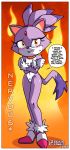  anthro blaze_the_cat blush border breasts clothing covering covering_breasts dipstick_tail felid female footwear forehead_gem fur genitals gloves hair handwear hi_res humanoid looking_at_viewer mammal mostly_nude multicolored_tail navel purple_body purple_fur purple_hair pussy shoes shy skajrzombie solo sonic_the_hedgehog_(series) white_border womb_tattoo yellow_eyes 