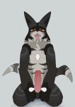 absurd_res balls generation_4_pokemon genitals hi_res knot lucario nintendo penis pokemon pokemon_(species) tongue tongue_out vekrott