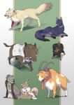  alois_rangeld animal_request animalization boar cape catherine_(fire_emblem) cyril_(fire_emblem) dog fire_emblem fire_emblem:_three_houses gilbert_pronislav hanneman_von_essar manuela_casagranda maruneko monocle no_humans shadow shamir_nevrand white_cape wolf 