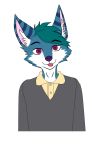  anthro canid canine clothed clothing fox half-length_portrait laluxorroz male mammal mirsha portrait solo 