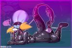  absurd_res anal anal_penetration anthro ball_gag bdsm blindfold blue_body bodily_fluids bondage boots bound butt clothing collar digital_media_(artwork) footwear gag gagged genital_fluids hi_res leash looking_at_viewer male male_penetrated mammal master_ball mudkip mudkipz9 muffled nintendo one_eye_closed ownership penetration pok&eacute;ball pok&eacute;ball_sex_toy pok&eacute;mon pok&eacute;mon_(species) public_use raised_tail rubber rubber_suit sauri_(s.a.u.r.i) sex_toy solo submissive tail_fetish tail_play text video_games wingedwilly wink 