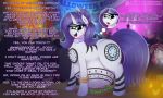  2020 augustbebel blue_eyes cutie_mark dialogue digital_media_(artwork) english_text equestria_girls equid equine eyebrows eyelashes female feral friendship_is_magic hair hasbro horn human jack-o&#039;-lantern mammal my_little_pony open_mouth rarity_(mlp) sunset_shimmer_(eg) text unicorn url vore 