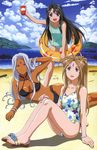  ah_my_goddess belldandy bikini school_swimsuit skuld swimsuits urd 