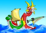  crossover king_of_red_lions legend_of_zelda nintendo super_mario_bros. the_wind_waker yoshi 