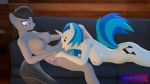  16:9 3d_(artwork) 4k absurd_res anthro antonsfms breasts butt cabin cunnilingus digital_media_(artwork) duo female female/female friendship_is_magic furniture genitals hand_holding hasbro hi_res licking light makeup my_little_pony nude octavia_(mlp) oral pussy sex sofa source_filmmaker spread_legs spreading table tongue tongue_out vaginal vinyl_scratch_(mlp) white_body widescreen 