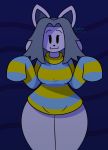  absurd_res anthro anthrofied clothed clothing female hair hi_res mammal nintendo pok&eacute;mon pok&eacute;morph tem temmie_(undertale) undertale video_games white_body 