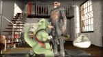 16:9 3d_(artwork) anthro ape aviator_glasses balls bodily_fluids digital_media_(artwork) dragon duo epic_games eyewear fellatio fortnite genitals glasses haplorhine hi_res hybrid_(fortnite) j.b._chimpanski male male/male mammal muscular muscular_male mythological_creature mythological_scalie mythology oral penile penis primate raised_tail scalie sex sky_chaser source_filmmaker_(artwork) tail tattoo widescreen