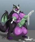 anthro balls big_balls big_breasts big_ears big_penis big_tail breasts covenant_(artist) digitigrade genitals gynomorph hi_res huge_balls huge_breasts huge_penis hyper hyper_balls hyper_genitalia hyper_penis intersex mane overweight pasqal_(covenant) penis solo tail thick_thighs ziphus