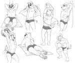  2020 abs animal_crossing anthro ball beach_ball beach_towel black_and_white bulge butt canid canine canis clothed clothing domestic_dog ear_piercing eclipsewolf excited eyewear fangs gauged_ear happy holding_object k.k._slider lean_muscles leaning looking_at_viewer looking_back lounging lying male mammal monochrome navel nintendo on_front pawpads pecs piercing relaxing shirt sitting smile solo standing sunglasses swimwear tailwag teeth topless topwear towel tree video_games water watermark 