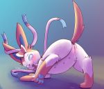  absurd_res blush eeveelution female feral genitals hi_res looking_at_viewer mr.albafox multi_nipple nintendo nipples pok&eacute;mon pok&eacute;mon_(species) pussy solo solo_focus sylveon tongue tongue_out video_games 