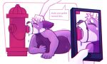 ailurid animal_genitalia animal_penis anthro bear belly belly_expansion belly_inflation big_belly bloat bloated bully bully_kink bullying butt comic comic_panel digital_media_(artwork) expansion fellatio fluffy fluffy_chest fluffy_ears fluffy_hair fluffy_tail fur genitals giant_panda group hair hi_res huge_belly hydrant hyper hyper_inflation ilmentosli inflation inner_ear_fluff intersex intersex/male liquid_inflation male mammal nude oral paws penile penis pressure purple_body purple_eyes purple_fur purple_hair recording recording_device recording_in_camera recording_video red_panda red_panda_tail sex simple_background solo standing tail tuft water water_inflation white_background white_body white_fur white_hair