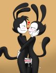  &lt;3 animaniacs anthro bite biting_lip black_body black_fur blush bodily_fluids brother brother_and_sister clothing cum cum_on_pussy digital_media_(artwork) dot_warner duo embrace erection female fur genital_fluids genitals gloves hand_on_face handjob handwear head_tuft hi_res incest_(lore) inkblot male male/female mammal nose_to_nose nude penile penis red_nose sandwich-anomaly sex shaking sibling sister teeth tongue tongue_out tuft wakko_warner warner_brothers young 