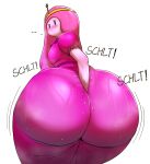 2025 adventure_time anal_fluids anal_juice_drip anal_juice_on_butt analizer2345 big_butt blush bodily_fluids butt butt_scratch cartoon_network clothed clothing female food food_creature food_humanoid glistening glistening_butt hair hi_res huge_butt humanoid long_hair looking_back onomatopoeia pink_body pink_hair pink_skin princess_bubblegum simple_background solo sound_effects standing sweat sweaty_body sweaty_butt text thick_thighs
