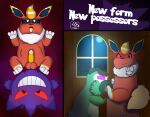 absurd_res anal anal_penetration anal_vore bidoof bleek bleekje_(artist) bodily_fluids body_invasion box container devudo_(bidoof) duo eeveelution erection eyelashes fan_character fellatio flareon forced generation_1_pokemon generation_4_pokemon gengar genital_fluids hi_res hypnosis light lying male male/male mind_control moon moonlight nintendo on_back oral partially_inside penetration penile pokemon pokemon_(species) possession precum sex takeover tongue tongue_out vore window_light