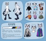  absurd_res anthro arctic_fox bedroom_eyes blue_eyes butt butt_markings canid canine clothed clothing cosmo_(flawlesssauce) english_text fluffy fluffy_tail fox fur girly gloves_(marking) grey_body grey_fur hair hi_res leg_markings looking_at_viewer male mammal markings model_sheet narrowed_eyes one_eye_closed paranormaws seductive smiling_at_viewer socks_(marking) solo text white_body white_fur white_hair wink 