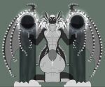 3_fingers abs anthro apode aquatic_dragon balls big_balls big_penis bioluminescence bodily_fluids covenant_(artist) draconcopode dragon eldritch_abomination eldritch_being eyeless fin fingers genital_fluids genitals glowing hi_res huge_balls huge_penis hyper hyper_balls hyper_genitalia hyper_penis jewish_mythology legless leviathan male mane marine membrane_(anatomy) muscular muscular_male mythological_creature mythological_marine mythological_scalie mythology ni&#039;hal_(covenant) nipples pecs penis portal precum scalie serpentine solo tandragonsynth tapering_penis vein veiny_balls water wings