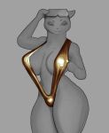anthro bedroom_eyes big_breasts big_butt bikini brand_new_animal breasts butt clothed clothing digital_media_(artwork) eyewear fangs female female_anthro glasses gold_(metal) hazed01 hi_res huge_breasts looking_at_viewer mammal marie_itami mink mustelid musteline narrowed_eyes one-piece_swimsuit presenting seductive shaded simple_background simple_coloring simple_shading sketch skimpy skimpy_bikini skimpy_swimwear solo studio_trigger swimwear teeth thick_thighs tight_clothing true_musteline two-piece_swimsuit unfinished wide_hips