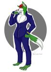  anthro canid canine fox fur green_body green_fur heterochromia jojo&#039;s_bizarre_adventure low_res male mammal meme misscurlyhead_(artist) multicolored_body multicolored_fur red_body red_fur sapphy sapphy_joestar_(original_character) 