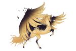  alpha_channel equid equine female feral horse mammal on_hind_legs pegasus pose prancing rearing_up simple_background solo transparent_background unknown_artist wings 
