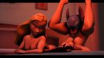  16:9 alien anthro bed being_watched black_hair blonde_hair blue_body blue_fur breasts disney ears_up experiment_(lilo_and_stitch) female fur furniture group hair hi_res human humanoid legs_up lifeguard_(lilo_&amp;_stitch) lilo_and_stitch looking_at_another lying male male/female mammal nani_pelekai on_back on_bed on_front open_mouth penetration sex size_difference stitch_(lilo_and_stitch) tongue tongue_out twopapers widescreen 