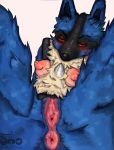  absurd_res anthro anus ass_up big_nipples blue_body blue_butt blue_fur blush bodily_fluids breasts butt canid canine close-up female fur gaping gaping_pussy genital_fluids genitals hi_res inner_ear_fluff lucario lying mammal nintendo nipples on_back pink_pussy pok&eacute;mon pok&eacute;mon_(species) presenting presenting_anus presenting_pussy pubes pussy red_eyes solo sweat sweaty_breasts sweaty_genitalia tuft video_games yellow_body yellow_fur yokaiduck 