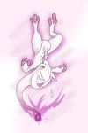  anthro balls bodily_fluids cum cum_drip cum_in_mouth cum_in_own_mouth cum_in_self cum_inside cum_on_face cum_on_self dripping flying genital_fluids genitals levitation magic male mega_evolution mega_mewtwo nintendo penis pink_eyes pink_penis pok&eacute;mon pok&eacute;mon_(species) solo upside_down video_games white_body 