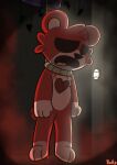 anthro asphyxiation bear black_eyes blood bobby_bearhug bodily_fluids catnap_(poppy_playtime) choking creepy death domestic_cat dripping_blood duo felid feline felis female fur gore hanged heart_symbol jewelry killing male male/female mammal mob_entertainment necklace paws poppy_playtime red_body red_fur rope rope_around_neck smiling_critters tinky tongue