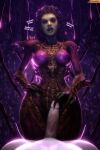 3d_(artwork) absurd_res alien areola blizzard_entertainment breasts claws digital_media_(artwork) duo exoskeleton female first_person_view genitals hi_res holding_penis human humanoid imminent_sex interspecies lips looking_at_viewer male male/female mammal nipples penis sarah_kerrigan smitty34 starcraft thick_thighs wide_hips wings zerg