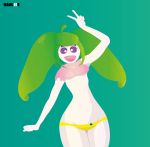  absurd_res anthro elemental_creature elemental_humanoid female flora_fauna hi_res humanoid manceer nintendo plant plant_hair plant_humanoid pok&eacute;mon pok&eacute;mon_(species) pseudo_hair solo steenee video_games 