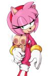 2025 accessory amy_rose anthro areola big_breasts black_nose bodysuit bracelet breasts clothing digital_media_(artwork) eulipotyphlan eyelashes female fingers flashing flashing_breasts gloves green_eyes guillion hair hair_accessory hairband handwear head_tuft hedgehog hi_res jewelry looking_at_viewer mammal nipples pink_areola pink_bodysuit pink_clothing pink_hair pink_nipples pink_skinsuit sega short_hair simple_background skinsuit smile solo sonic_the_hedgehog_(series) thick_thighs tight_clothing tongue tongue_out tuft unzipped_bodysuit white_background white_clothing white_gloves white_handwear wide_hips