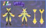 2025 3_fingers 4_ears anthro avali biped blonde_hair color_swatch colored cuddly_(avali) digital_media_(artwork) feathered_wings feathers feet fingers fur green_eyes grey_body grey_feathers grey_fur hair hi_res looking_at_viewer male markings model_sheet multi_ear multicolored_body multicolored_fur multicolored_markings multiple_angles pawpads pink_pawpads rainbow_markings simple_background smile solo standing tail tattoo toes twinkworshiper8 wings yellow_body yellow_feathers yellow_fur