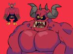 &gt;wolf_(lrick152) 2_horns absurd_res aroused big_muscles bovid caprine caprine_demon cauldron demon demon_humanoid feral fire goat_demon goatse hi_res horn horned_humanoid humanoid male mammal moloch_(spooky_month) muscular muscular_humanoid muscular_male solo spooky_month taur tusks yellow_eyes