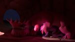 16:9 2024 3d_(artwork) 6_legs all_fours ambiguous_gender anthro anthro_on_bottom anthro_on_feral bestiality blender_(artwork) blender_cycles digital_media_(artwork) duo feral feral_on_top fur genitals hi_res hooves horn inside malaguetista male male/ambiguous munyisi night nude penis pink_body pink_fur poteta purple_body roshenon taska_(mhy) tun&#039;yaso widescreen yaso yumon
