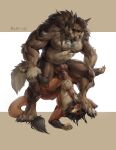 2024 4_toes 5_fingers almondpidor anal anal_penetration animal_genitalia animal_penis ankle_grab anthro big_dom_small_sub big_knot big_penis biscuit_(pastelwolf) black_mane braided_hair brown_body brown_fur canid canine canine_genitalia canine_penis canis claws digital_media_(artwork) digital_painting_(artwork) digitigrade dominant dominant_anthro duo feet fingers foot_on_head foot_on_tail fur genitals grabbing_both_ankles grabbing_both_legs hair hands_behind_head hands_on_ankles hands_on_legs head_on_ground hi_res huge_knot huge_penis hybrid jackal knot knotted_penis large_penetration leg_grab legs_above_head lifted_by_legs long_hair looking_at_another looking_at_partner male male/male mammal mane musclegut muscular muscular_anthro muscular_male open_mouth orange_body orange_fur painting_(artwork) paws paws_on_head paws_on_tail penetration penile penile_penetration penis penis_in_ass piledriver_position rough_sex sex shaded signature simple_background size_difference smaller_penetrated spread_legs spreading standing_on_another stepping_on_face stepping_on_tail toe_claws toes upside_down vein veiny_penis wolf