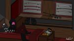 anthro canid canine canis clothed clothing felid gun hi_res humanoid hybrid katana lando_(landofloof) landofloof male mammal melee_weapon pantherine ranged_weapon snow_leopard solo sword topless wallpaper weapon wolf