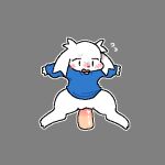 2025 aliasing anthro anthro_focus anthro_penetrated big_penis binary_drawing black_nose blue_clothing blue_sweater blue_topwear blush blush_lines body_blush body_part_in_pussy bottomless bottomless_anthro bottomless_female cave_story clothed clothing digital_drawing_(artwork) digital_media_(artwork) disembodied_penis duo emanata erection facial_scar female female_anthro female_focus female_on_human female_penetrated floppy_ears fur genitals glistening glistening_genitalia glistening_penis grey_background hi_res human human_on_anthro human_penetrating human_penetrating_anthro human_penetrating_female humanoid_genitalia humanoid_penis humanoid_vulva interspecies lagomorph looking_down lop_ears male male/female male_on_anthro male_penetrating male_penetrating_anthro male_penetrating_female mammal mimiga open_mouth outline penetration penile penile_penetration penis penis_blush penis_in_vagina red_blush scar sex simple_background solo_focus spread_legs spreading sue_sakamoto sweat_emanata sweater sweater_only taikupy_cat tan_penis topwear topwear_only vaginal vaginal_penetration white_body white_ears white_fur white_outline white_vulva x_scar