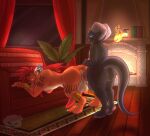absurd_res anal anal_penetration animal_genitalia anneminime2004 anthro anthro_on_feral anthro_penetrating anthro_penetrating_feral bestiality calor_(calor_lacerta) canine_genitalia duo feral feral_penetrated final_fantasy final_fantasy_vii genitals hi_res knot kobold long_ears long_tail male male/male penetration red_xiii scalie sex square_enix tail