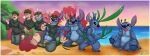 4_arms 4_fingers 4_toes alien antennae_(anatomy) antennae_growth anthro arm_tuft back_spines beach biped blue_body blue_claws blue_fur blue_nose blue_pawpads border chest_tuft claw_growth claws clothing digital_drawing_(artwork) digital_media_(artwork) dipstick_antennae disney ear_expansion expansion experiment_(lilo_and_stitch) experiment_pod eyewear featureless_crotch feet finger_claws fingers fingers_merging fur fur_growth glasses growth head_tuft hi_res human human_to_anthro lilo_and_stitch male mammal multi_arm multi_limb multicolored_antennae notched_ear open_mouth open_smile pawpads pink_tongue shaded shocked shoulder_tuft small_tail smile soft_shading solo species_transformation spiral_eyes stitch_(lilo_and_stitch) surrii swallowing tail tf_into_fictional_character toes tongue tongue_out torn_clothing transformation transformation_sequence tuft white_border