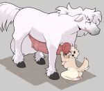 animal_genitalia animal_penis anthro anthro_on_feral balls bestiality big_balls big_penis black_hooves canid canine canis clydesdale domestic_dog draft_horse duo ear_piercing equid equine equine_genitalia equine_penis feathering female feral floppy_ears fluffy fluffy_tail fur genitals handjob hi_res hooves horse huge_balls huge_penis hyper hyper_balls hyper_genitalia hyper_penis juicy_(juicyghost) juicyghost looking_pleasured male male/female mammal medial_ring penile penis piercing poodle sex tail white_body white_fur