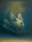  ambiguous_gender feral fish fredgray hi_res marine monster oil_painting_(artwork) painting_(artwork) solo traditional_media_(artwork) underwater unknown_species water 