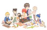  6+boys :d :q age_difference aged_down animal_ears apolleon apron aqua_eyes aqua_hair astel_leda balloon balloon_sword baseball_cap black_apron black_hair black_pants black_shoes blonde_hair blue_apron blue_eyes blue_hair blue_hat blue_jacket blue_shirt blue_shoes boutonniere bow box bread brown_pants buttons cake cake_slice cardboard_box carrot chef child child&#039;s_drawing clipboard closed_mouth coat collared_shirt colored_shoe_soles cookie crayon creature cup curtained_hair cutting_board delivery doctor double-breasted eye_contact ferret first_aid_kit food fried_egg frying_pan full_body giving gloves green_eyes hair_between_eyes hair_bun hair_ornament hair_over_one_eye hairclip half_updo hanasaki_miyabi hand_on_another&#039;s_stomach hand_pump hand_puppet hat hat_bow highres hiyamaru holding holding_balloon holding_clipboard holding_crayon holding_cup holding_food holding_knife holding_spool holding_stethoscope holostars houndstooth indian_style jackal_boy jackal_ears jackal_tail jacket kageyama_shien kanade_izuru kindergarten_teacher kishido_temma kitchen_knife kneeling knife kyomu_suzume lab_coat lapels lightning_bolt_hair_ornament lightning_bolt_symbol long_sleeves looking_at_another looking_at_object looking_to_the_side male_focus medical_scrubs medium_hair mini_hat mini_top_hat multicolored_hair multiple_boys neckerchief necktie notched_lapels official_alternate_costume open_collar orange_bow orange_necktie orange_vest pants picnic_blanket pink_hair pink_hat pink_shoes pink_sleeves plate playing portable_stove poruneu puppet purple_eyes purple_hair red_apron red_hair red_socks ribbon_spool rolling_pin seiza shirt shoes short_hair short_sleeves side_part single_hair_bun sitting sitting_on_lap sitting_on_person sleeve_cuffs sleeves_rolled_up smile socks spool standing stethoscope streaked_hair striped_apron striped_clothes striped_hat stuffed_animal stuffed_bird stuffed_jellyfish stuffed_toy swept_bangs syringe teacher_and_student three-quarter_sleeves tongue tongue_out top_hat toy toy_truck two-tone_hair unhinged_izuru_(kanade_izuru) utsugi_uyu vest virtual_youtuber waist_apron white_coat white_gloves white_hair white_hat white_pants white_shirt wuji_g yellow_eyes yellow_neckerchief 