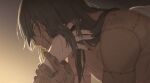  2boys black_hair black_nails colored_sclera from_side green_eyes hidan_(naruto) holding_another's_wrist implied_yaoi jewelry kakuzu_(naruto) long_hair looking_down male_focus mo_(user_jeyg3777) multiple_boys nail_polish naruto_(series) naruto_shippuuden out_of_frame parted_lips red_sclera ring solo_focus stitches sweat yaoi 